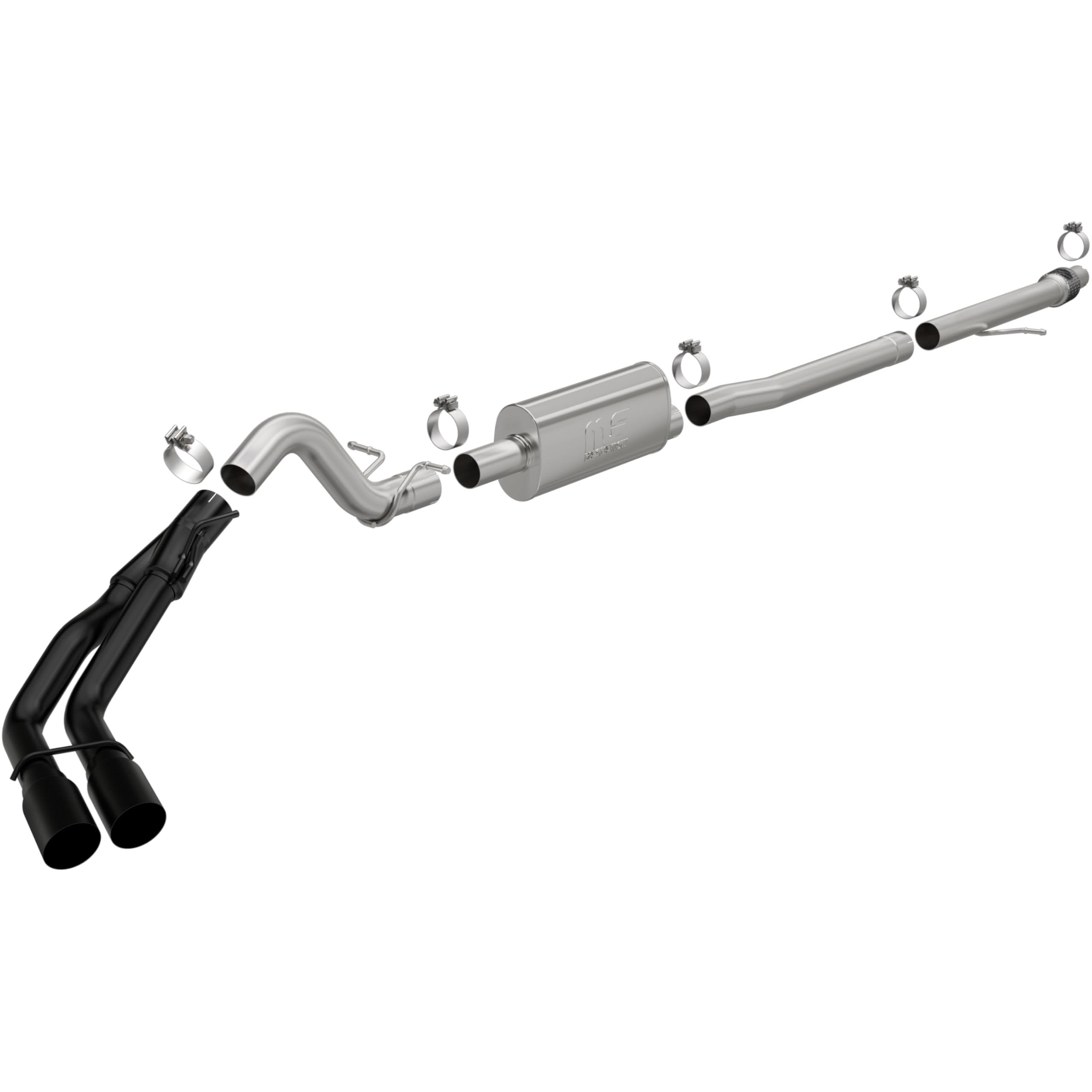 Performance Exhaust System MagnaFlow 19635: Cat-Back, SPEQ Series, For 2024 Ford Ranger 2.3L, Dual Exit Style