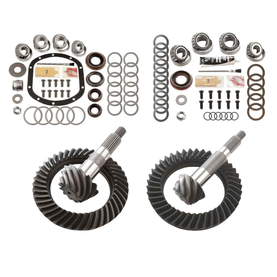 Motive Gear Differential Ring & Pinion MGK-113 Rebuild Bearing Kit For Dana 30 Front Dana 44 Rear Ratio 4.56, 10-Bolt 26 Spline 9 Pinion & 41 Ring Tooth - Fits Jeep TJ & Wrangler Replaces YGK007