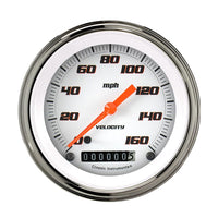 Velocity White Classic Instruments 3In Speedometer VS55WSLF 160Mph