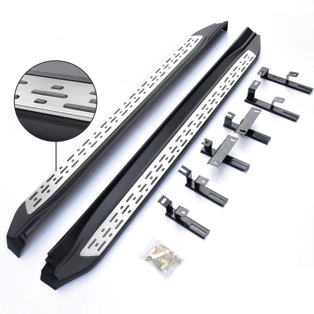 OEM Replica Black Horse Running Boards Compatible with 2014-2019 Toyota Highlander-RTOHI-14