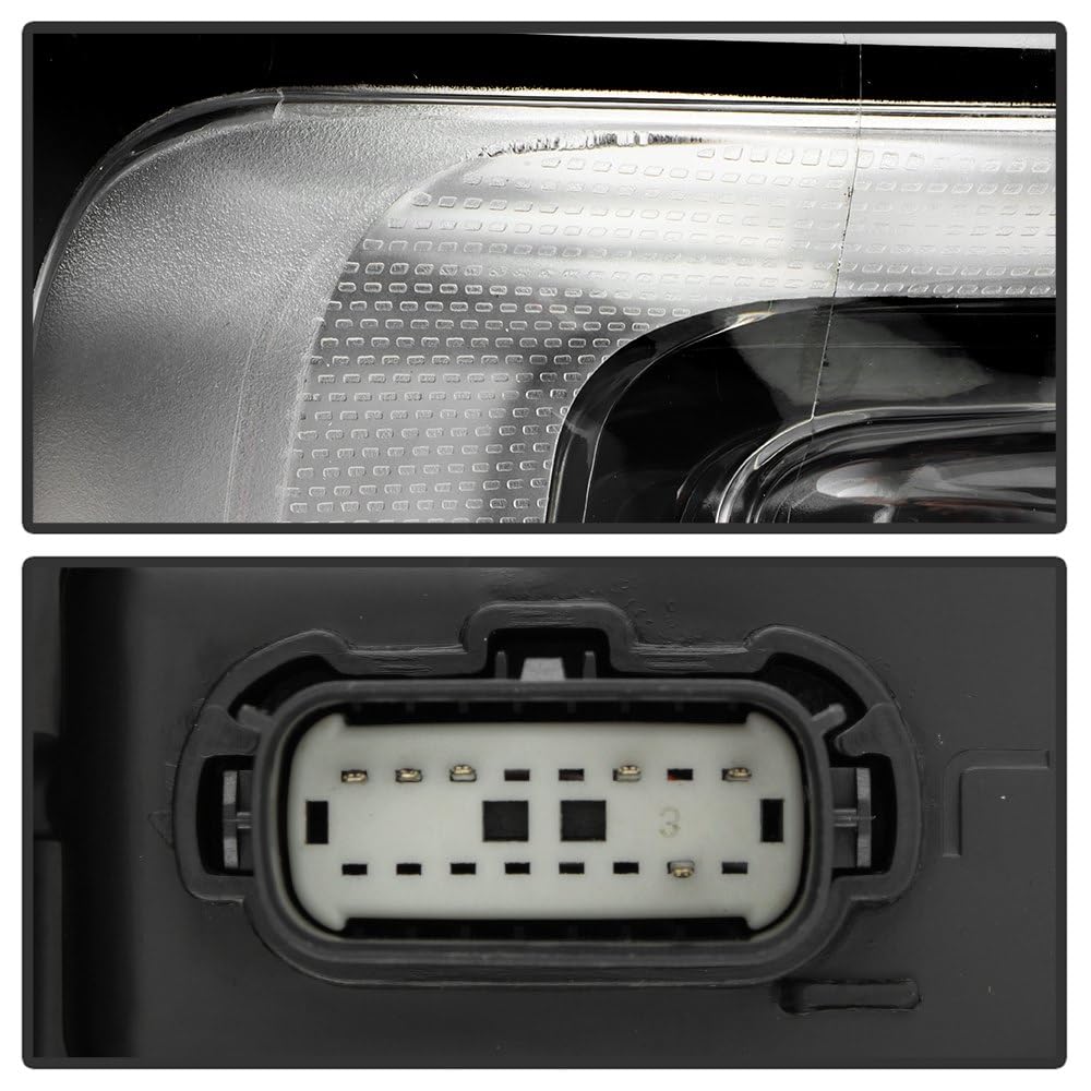 Ford F150 Spyder (OE) 21-23 Quad LED w/DRL Headlight - OE Black Right