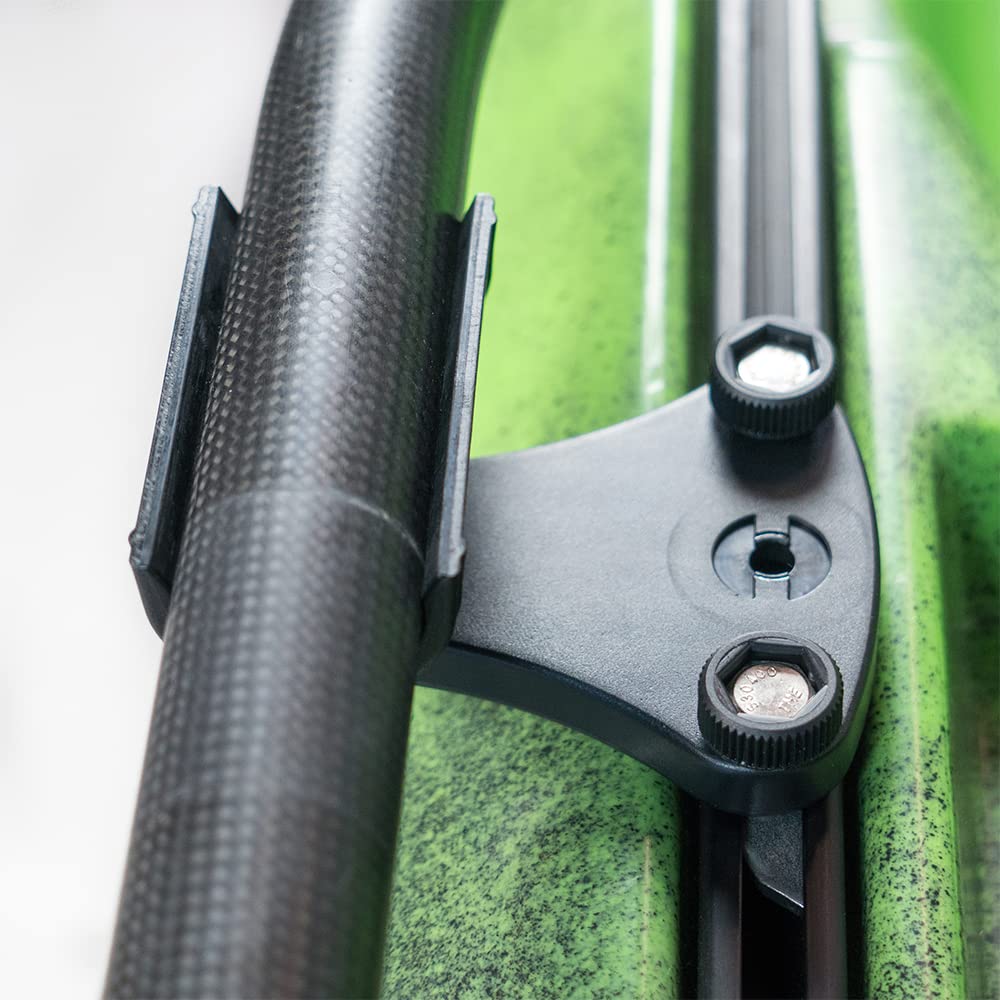 QuickGrip RAILBLAZA Paddle Holder Clip with Trackmount for Paddle Pole or Landing Net Storage