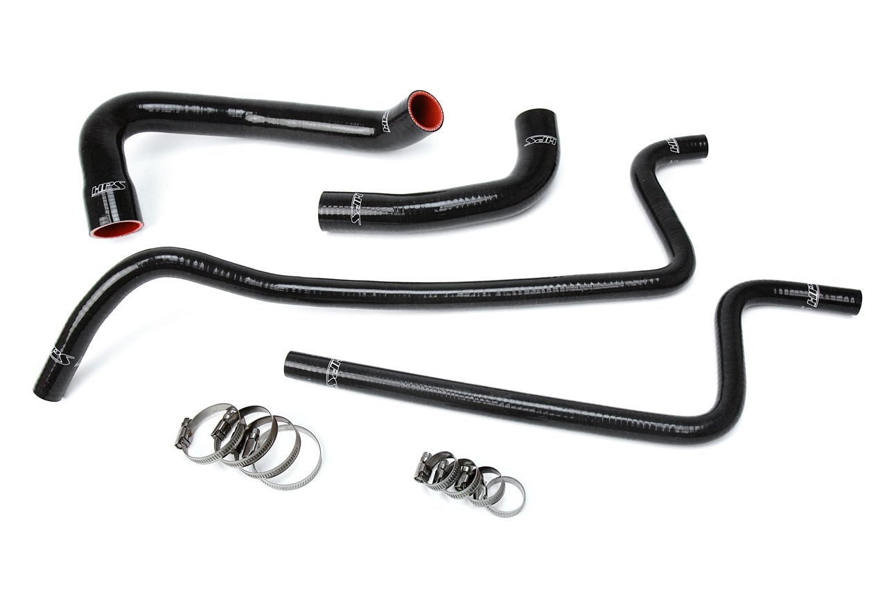 Black HPS 57-1689-BLK Silicone Radiator and Heater Hose Kit Coolant, 1 Pack