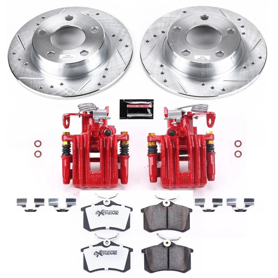 Power Stop Rear KC941-26 Z26 Street Warrior Brake Kit For Audi A6 Quattro 1998-2004 [Model Specific]