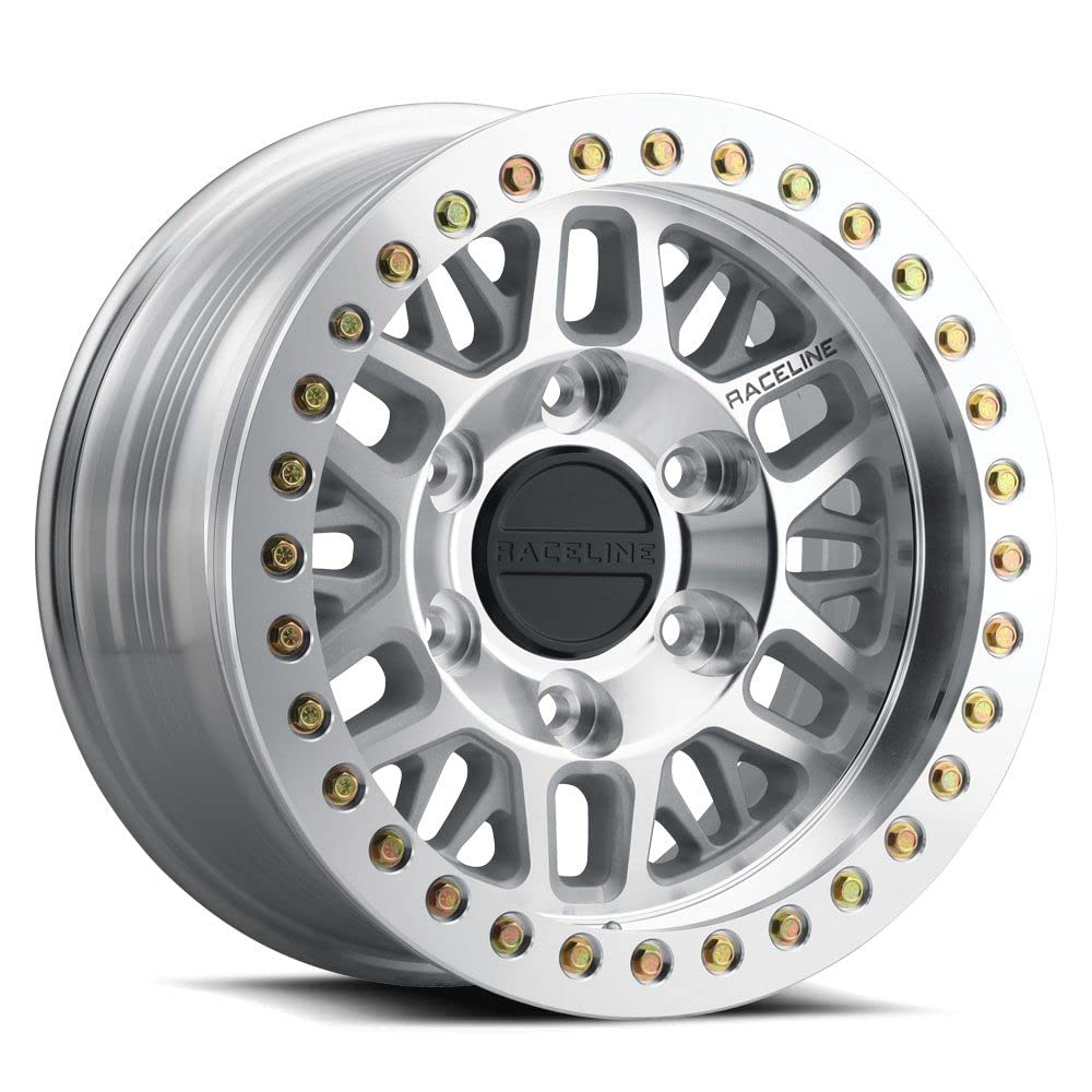 Raceline RT951M Ryno BEADLOCK Wheel Black with Machined (17 x 9. inches /1 x 1 mm, 38 mm Offset)