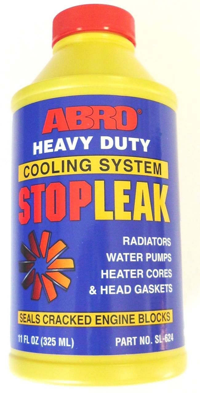 ABRO Stop Leak Liquid Heavy Duty, 11 oz., Fast-Acting, Safely Seals Leaks, Permanent Seal for Cooling Leaks, Lubricant & Rust Inhibitor, Ideal for Radiators, Water Pumps & Head Gaskets