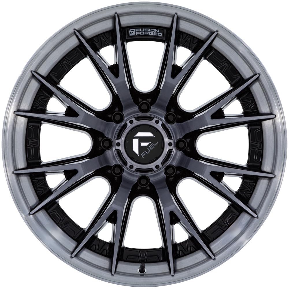 FC402 CATALYST FUEL OFF-ROAD 24X12 8X180 4.77-44mm GLOSS BLACK WITH BRUSHED GRAY TINT FACE & LIP - FC402BT24128844N