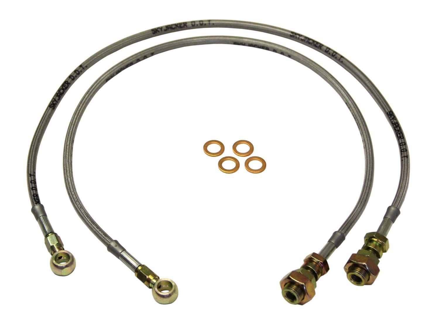 6"- 8" Skyjacker Stainless Steel Brake Line - Pair