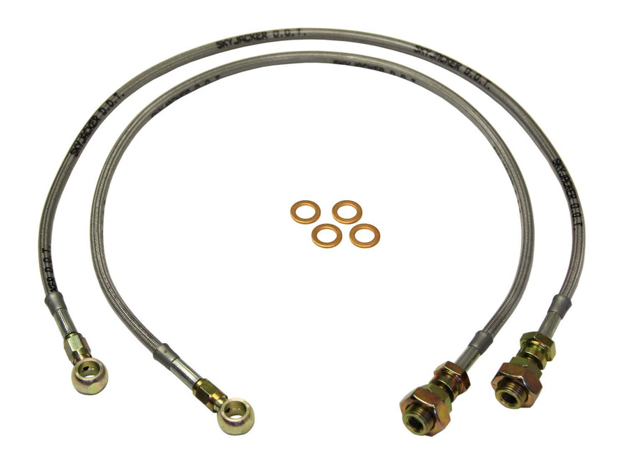 6"- 8" Skyjacker Stainless Steel Brake Line - Pair