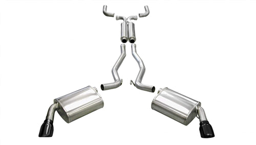 Cat-Back Exhaust System CORSA 14953BLK with X-Pipe