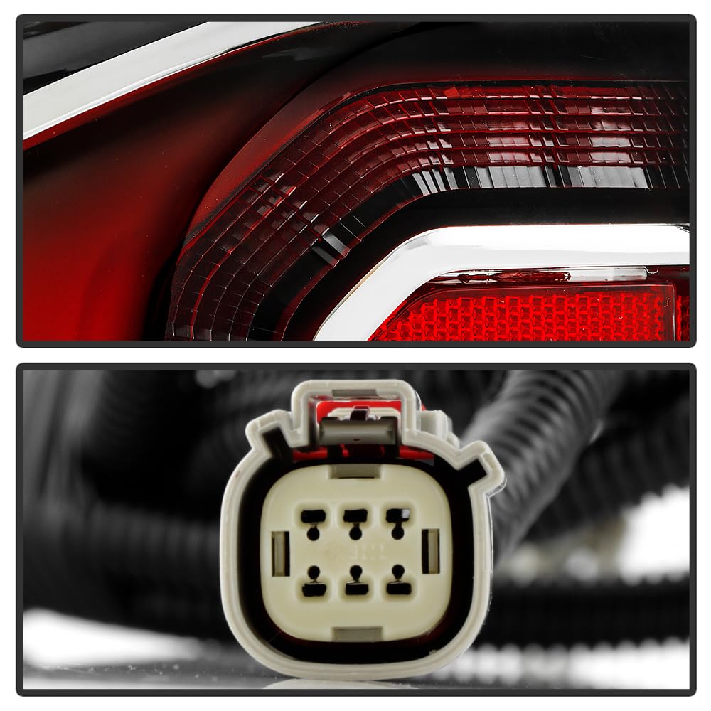 GMC Sierra 1500 Denali 16-18 SLT (Halogen Backup Light) LED Tail Light - Spyder OE Left