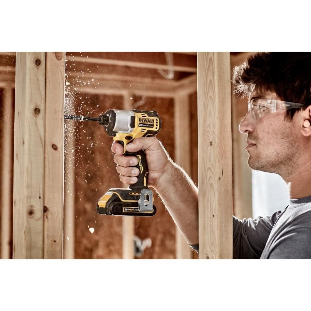 1/4 in. DEWALT 20V MAX* Brushless Cordless Impact Driver (Tool Only) (DCF840B)