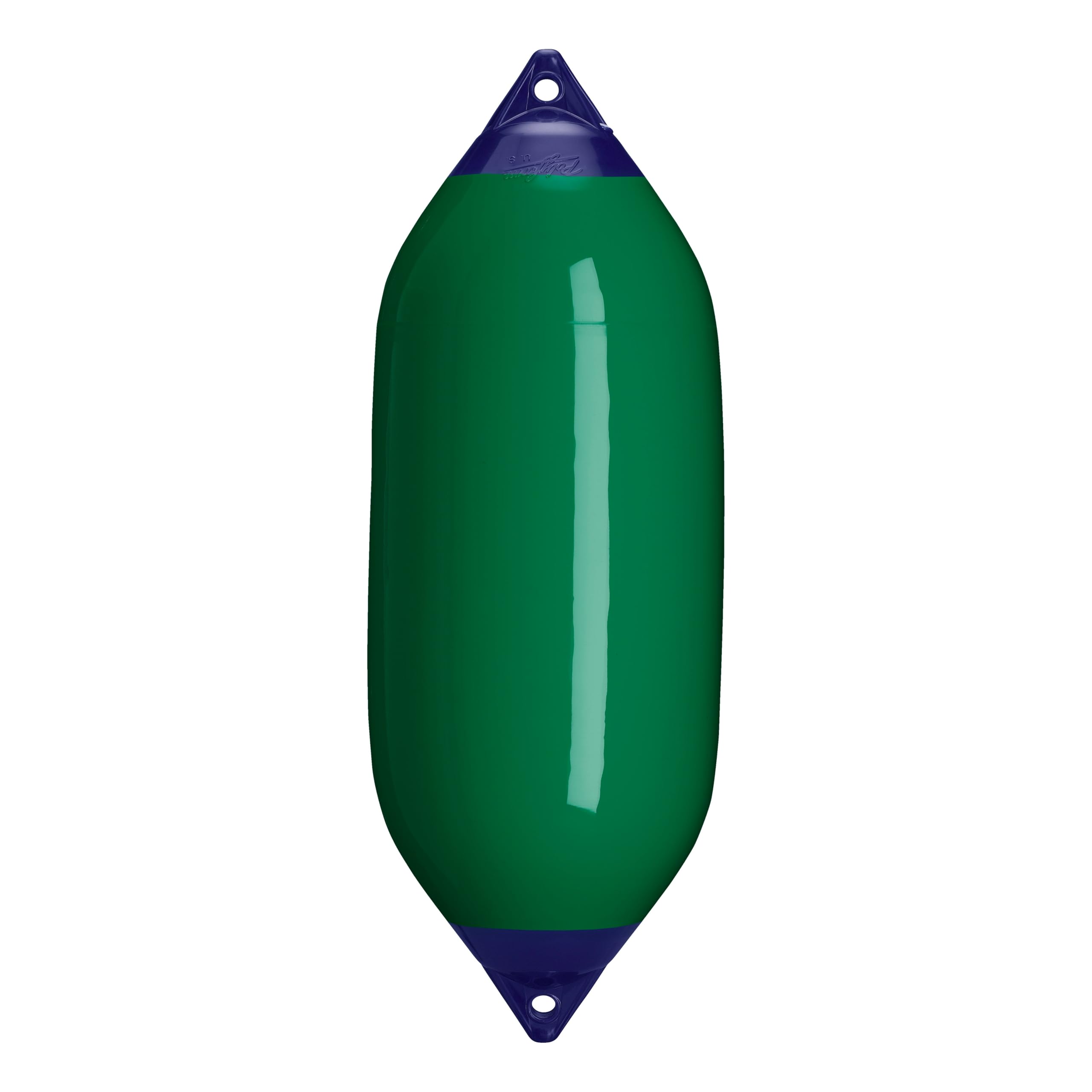 Polyform F-Series Boat Fender Standard F-7 Blue Ropehold - Forest Green