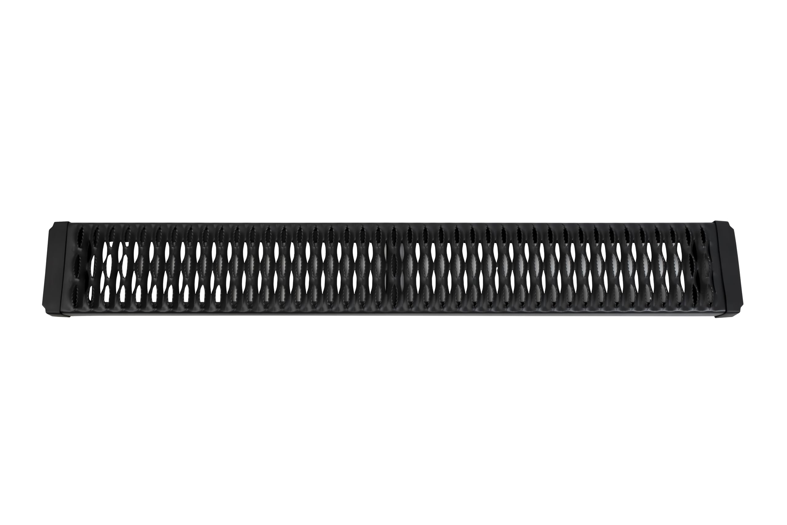 TrailFX Running Boards Aggressive for Chevrolet Silverado 1500 Standard Cab 2019-2025 Titanium Black Powder Coated Aluminum 6.5 Inch Width Stationary Side Steps With Mounting Hardware TrailFX RBA023TI