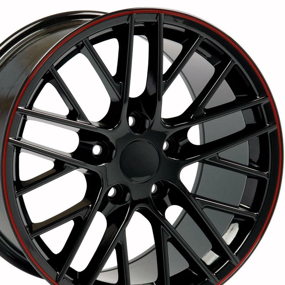 CV08A-17095-5475-54BR OE Wheels LLC Black Wheel Painted (17 x 9.5 inches /5 x 120 mm, 54 mm Offset)