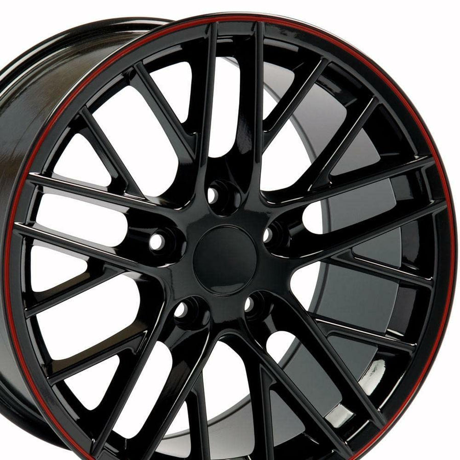 CV08A-17095-5475-54BR OE Wheels LLC Black Wheel Painted (17 x 9.5 inches /5 x 120 mm, 54 mm Offset)