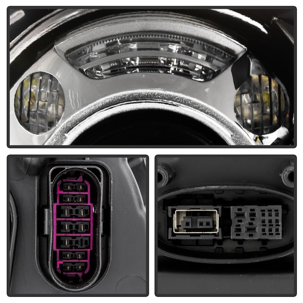 Porsche Cayenne 11-14 Spyder (POE) AFS Projector Headlights w/ 4 LED DRL - OE Right