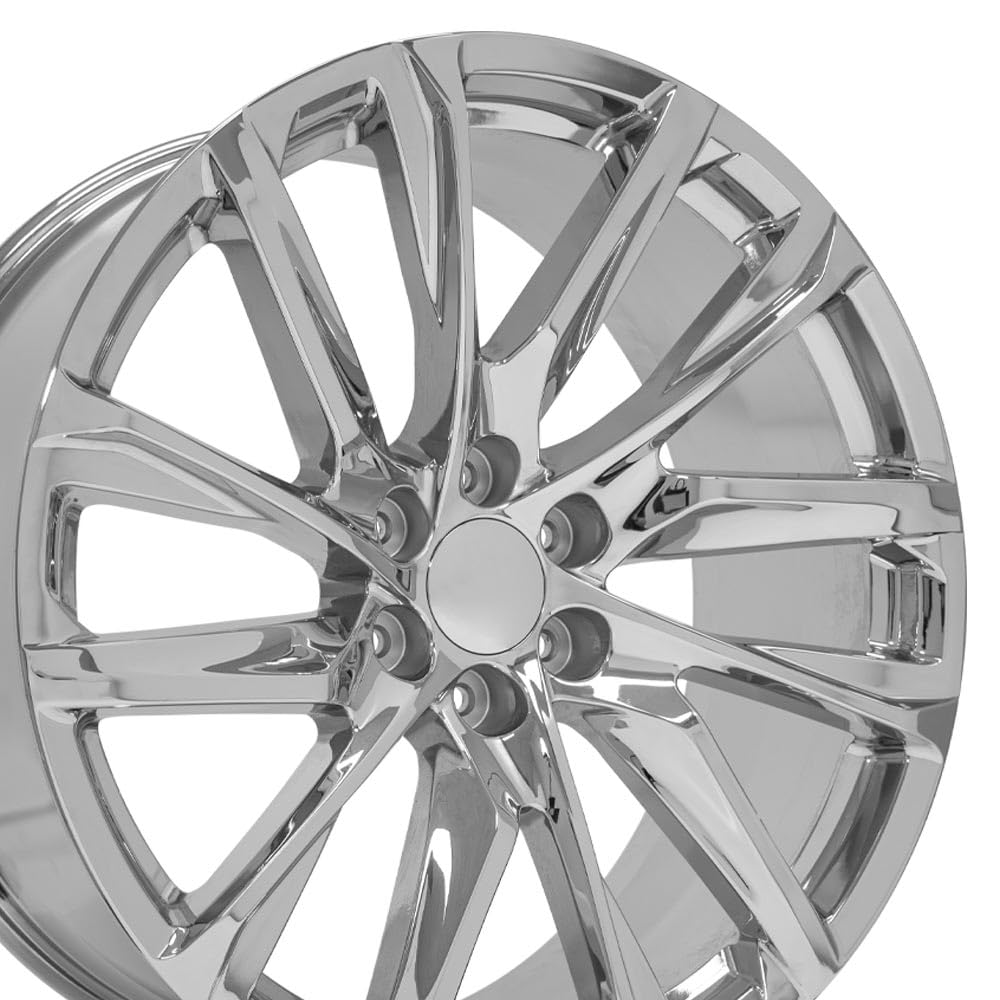 24 Inch OE Wheels CA90 Rim Fits Escalade Style 6x139.7 24x10 Chrome - Hollander 4875 (1)