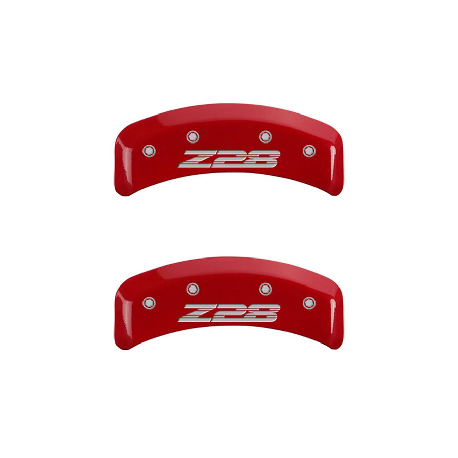 Caliper Covers MGP 14026SZ84RD with Red Powder Coat Finish, (Set of 4)
