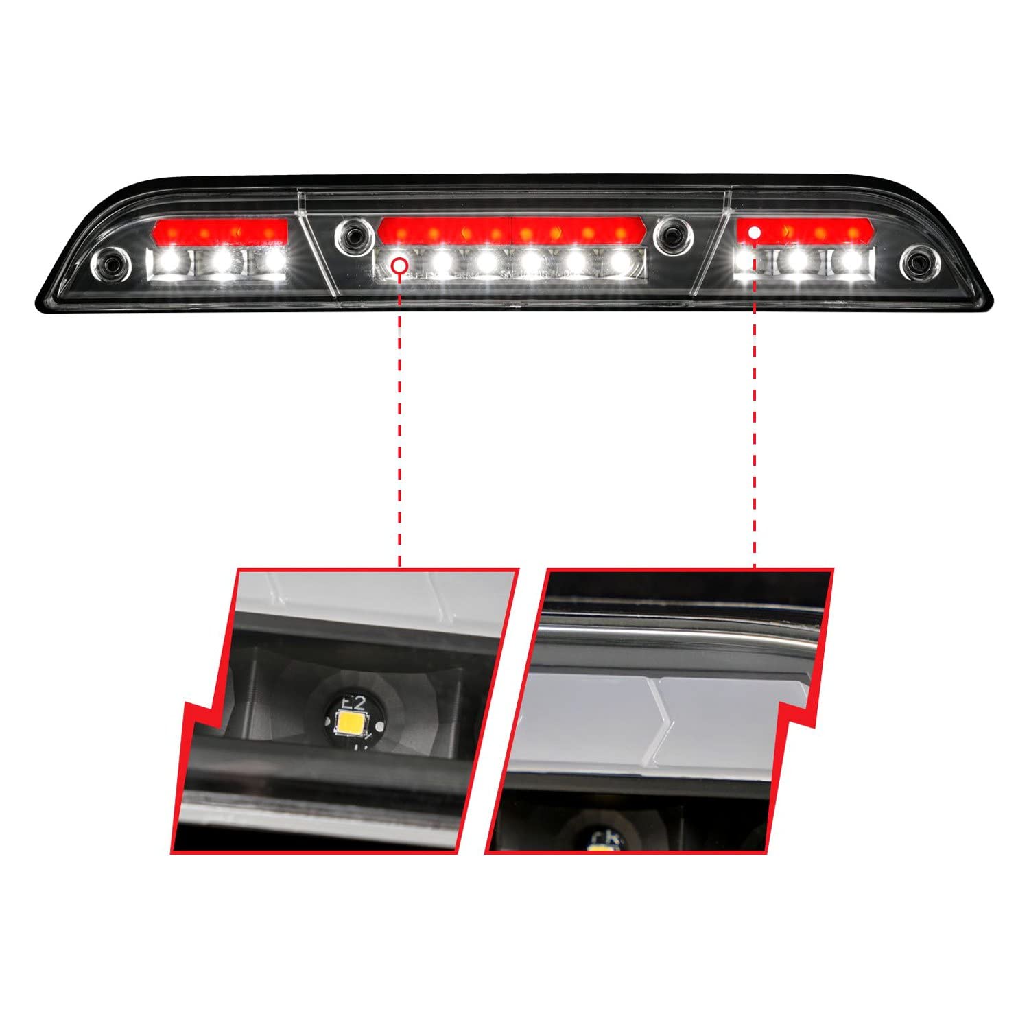 Black Anzo LED 3rd Brake Light