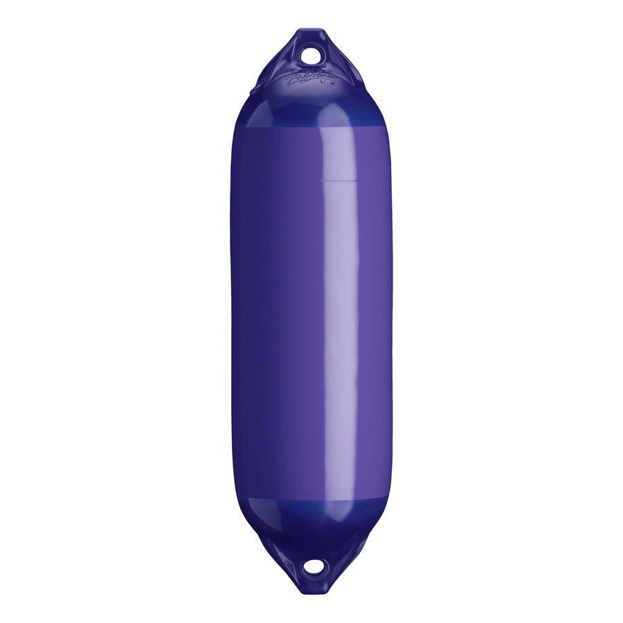 Polyform F-Series F-02 Standard Boat Fender - Blue Ropehold Purple