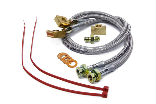 4"- 6" Skyjacker Stainless Steel Brake Line - Pair