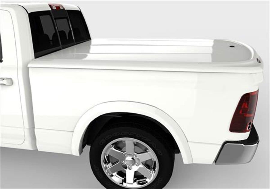 UnderCover RealTruck Lux One-Piece Truck Bed Tonneau Cover | UC3076L-PW7 | Fits 2009 - 2018, 2019 - 2020 Classic Dodge Ram 1500, 2010-20 2500/3500, Std/Quad/Mega (PW7 - Bright White) 6' 4" Bed (76.3")