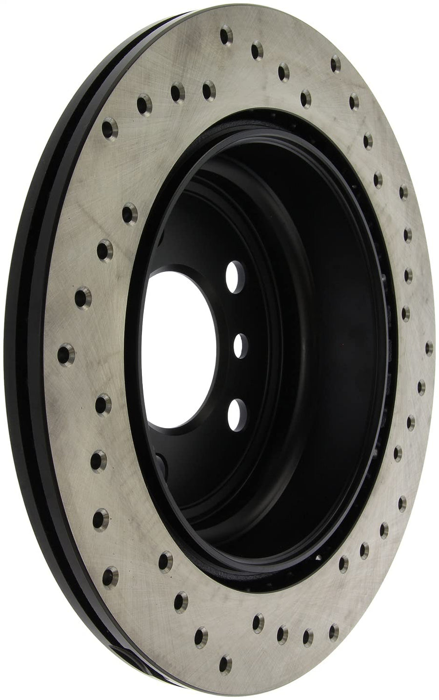 StopTech Sport 128.34150R Cross Drilled Brake Rotor (Rear Right), 1 Pack