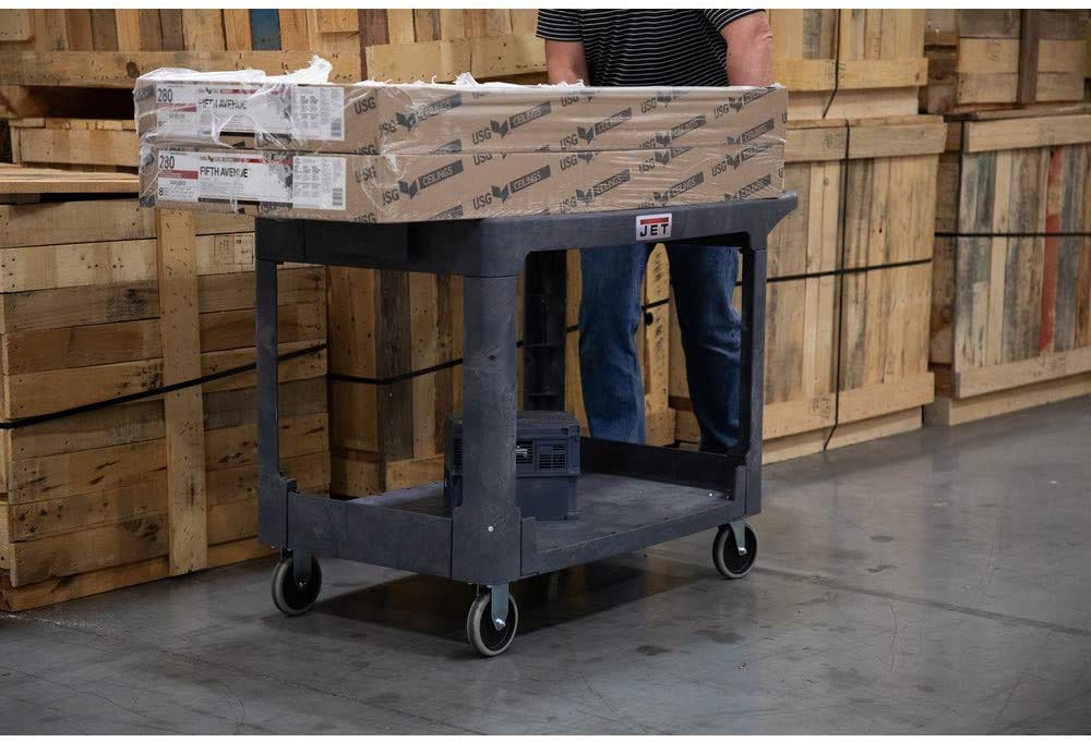 JET 500 Lbs. Capacity Flat Top Utility Service Cart, 45" x 25" (PUC-4525)