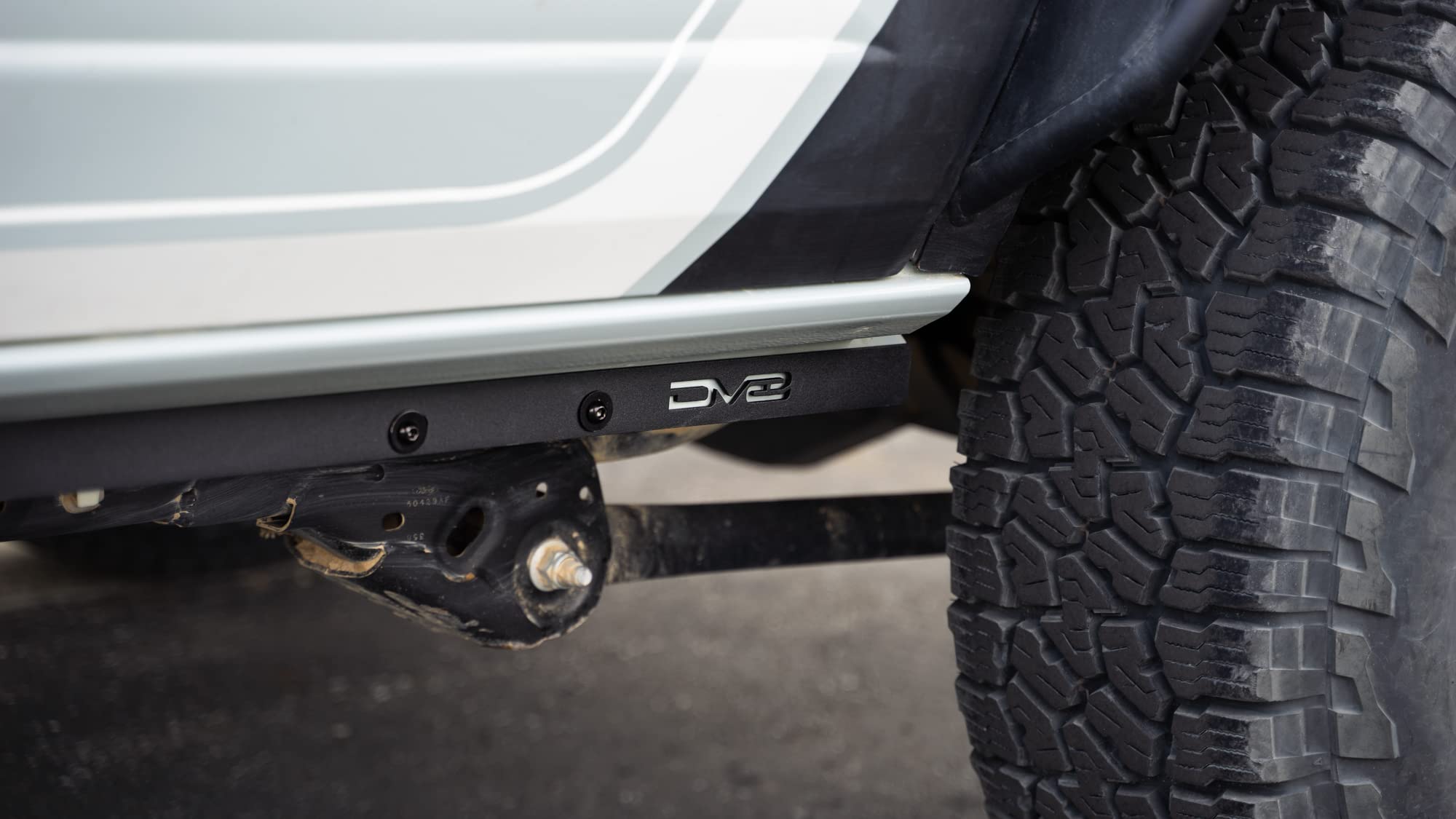 Pinch Weld Covers DV8 Offroad for 2021-2025 Ford Bronco 4-Door | Covers Up Unsightly Pinch Weld | Bolt-On Installation | Micro-Texture Black Powder Coat