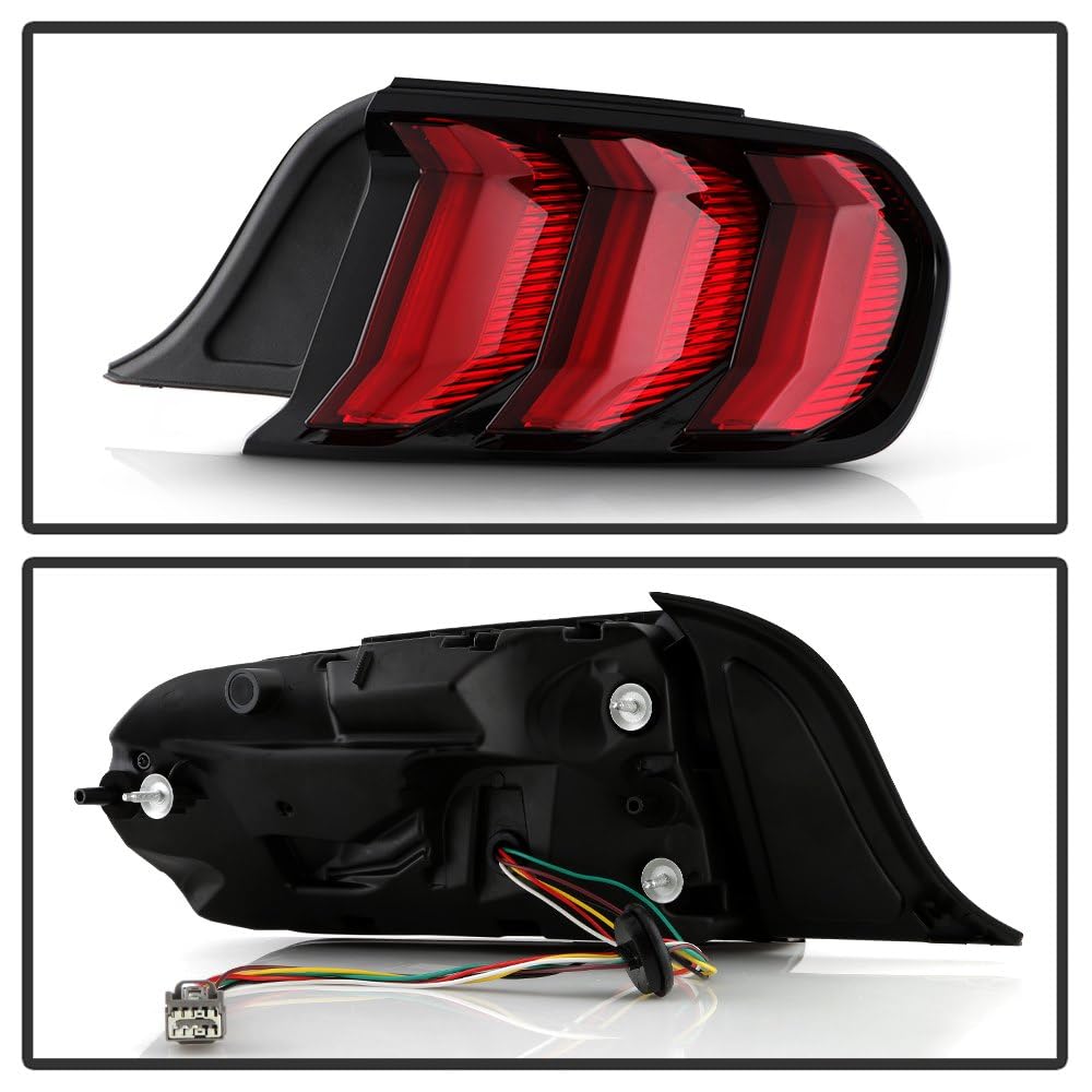 Ford Mustang Spyder (POE) 18-20 LED Sequential Tail Light - OE Red Right