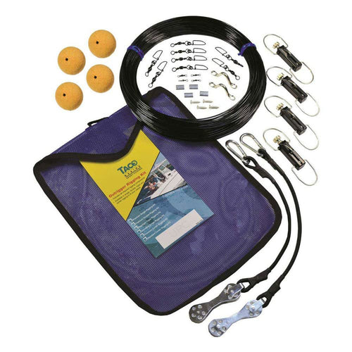 Marine TACO RK-0002PB Premium Double Rigging Kit for 2 Outriggers