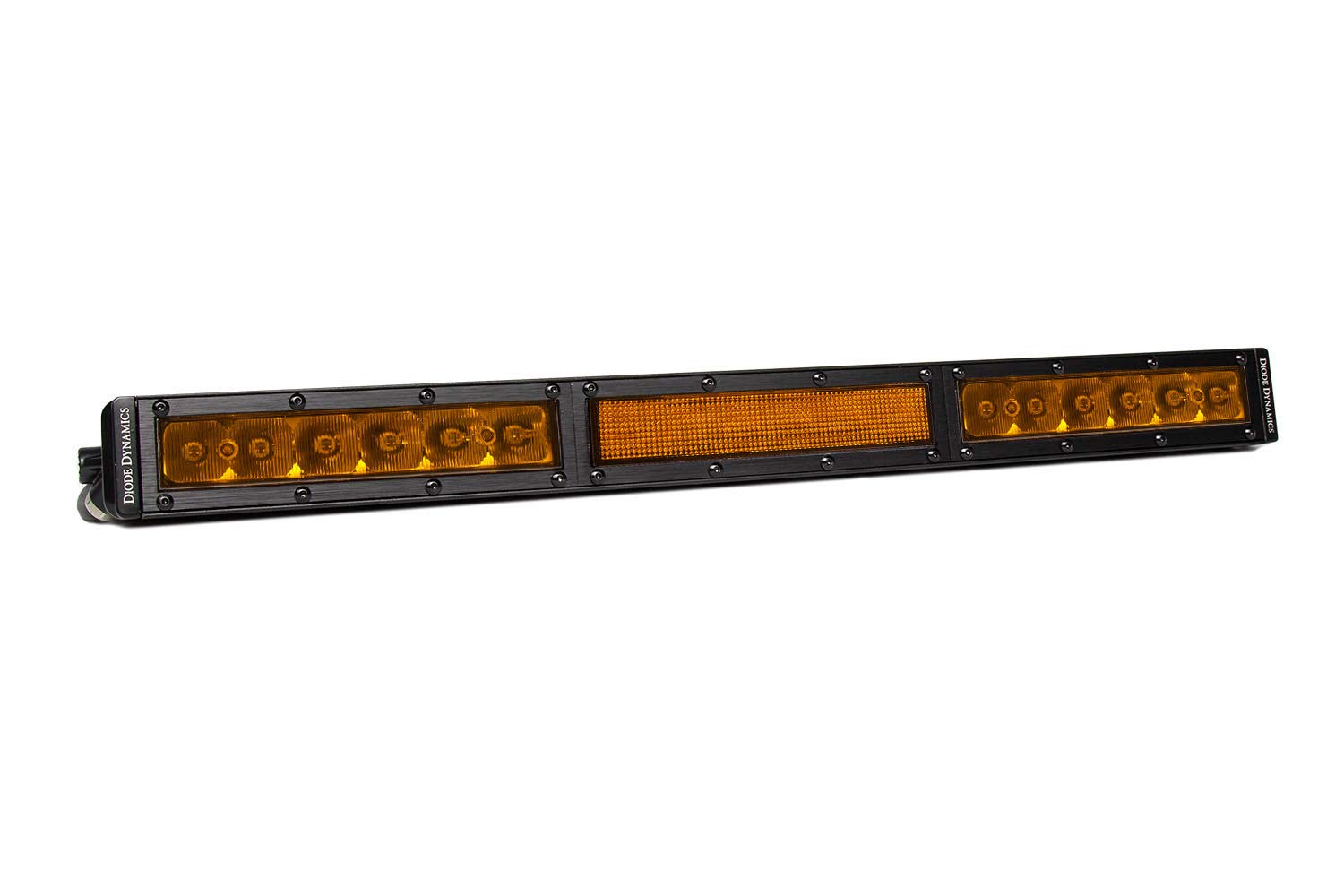 Single Row 18 Inch LED Light Bar Amber Combo Each Stage Series Diode Dynamics