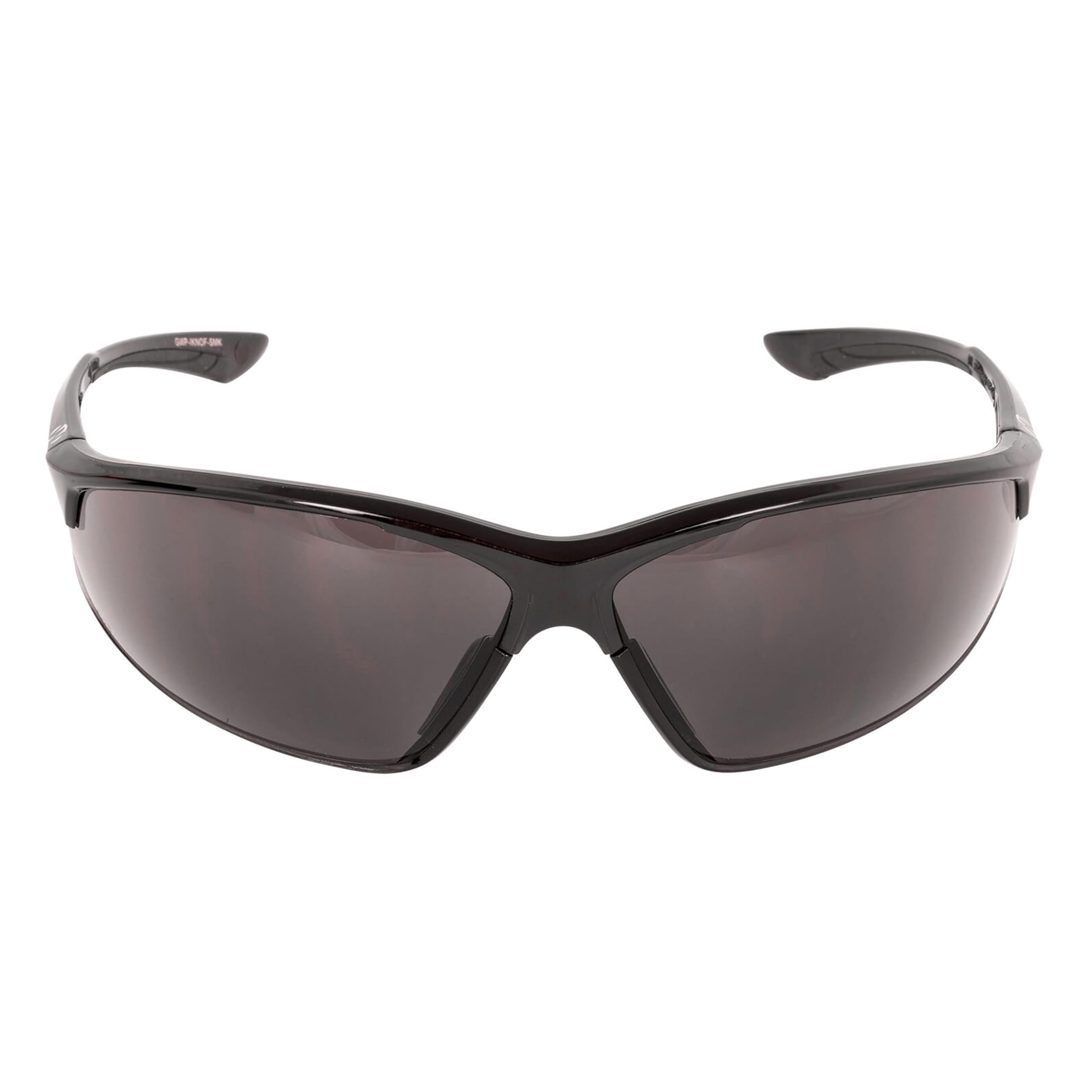 Walker's Tanker IKON Open Full Frame Shooting Glasses | Impact-Resistant Non-Slip Frame Range Shooting Protective Ballistic Glasses, Microfiber Lens Cloth & Carry Case Included, Smoke