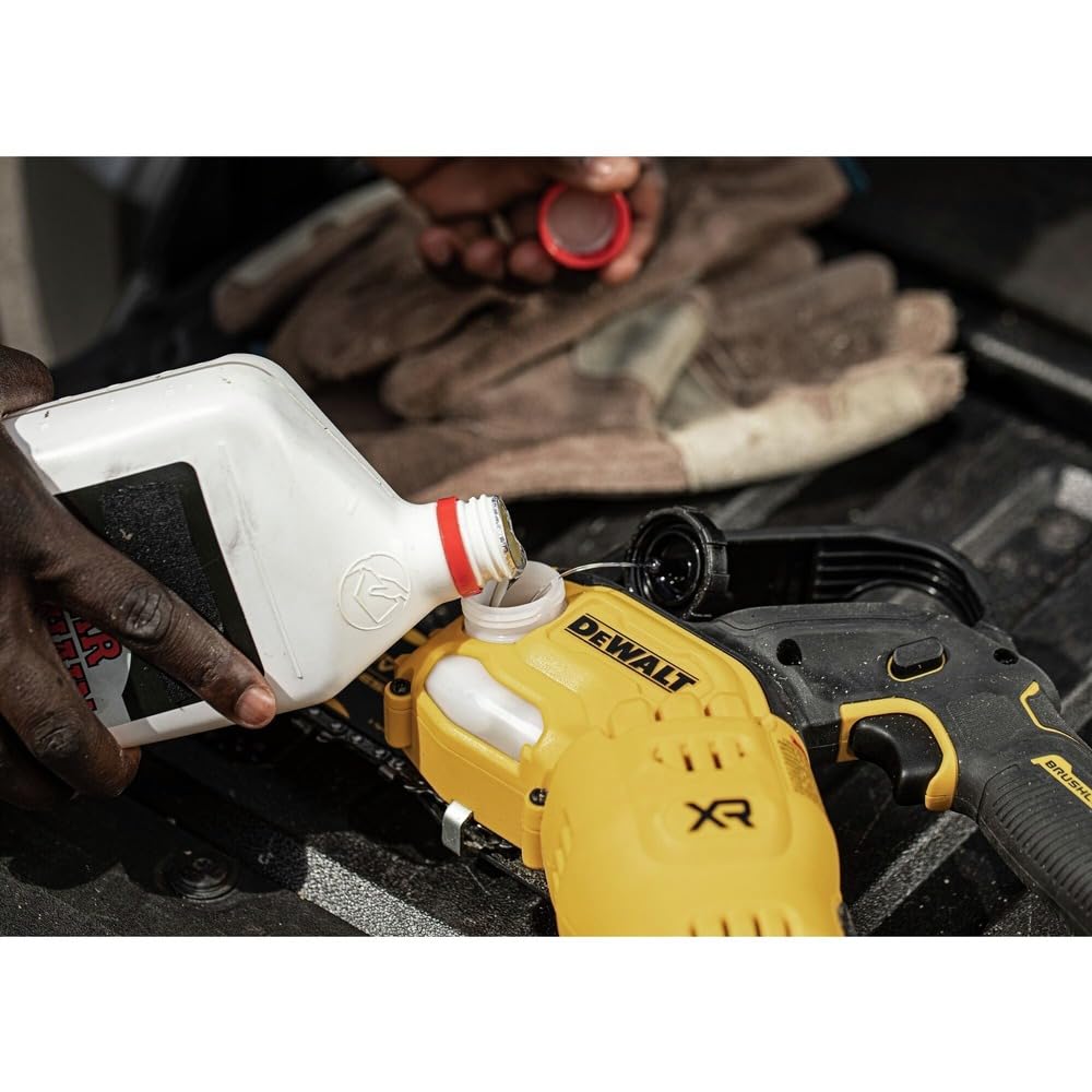 20V MAX DEWALT 8 inch Brushless Cordless Pruning Chainsaw with 3 Ah Battery Included (DCCS623L1)