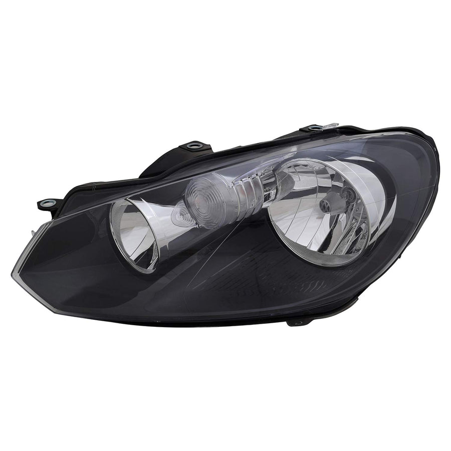 Left TYC Headlight Assembly Compatible with 2010-2014 Volkswagen Golf