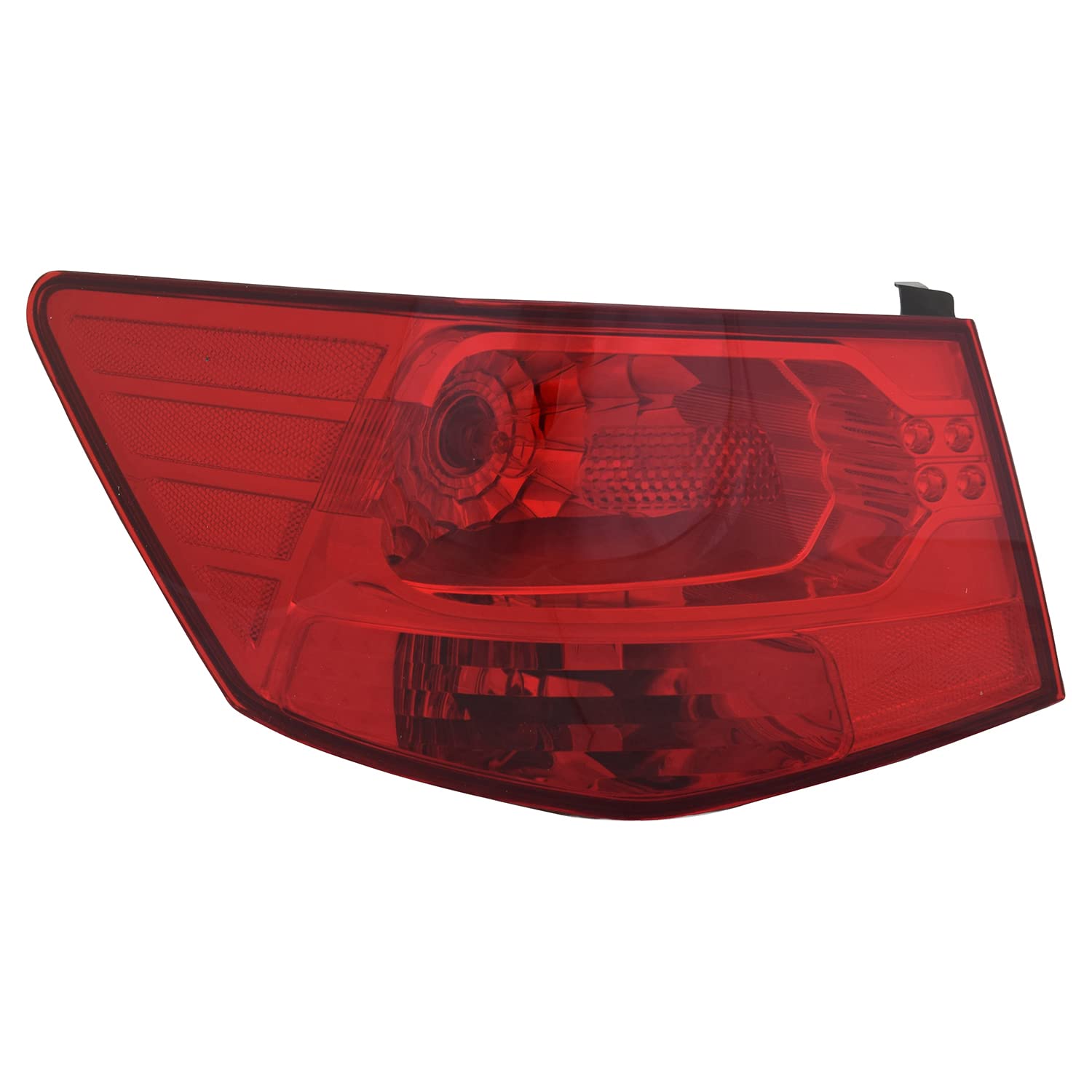 Left TYC Tail Light Assembly Compatible with 2010-2013 Kia Forte