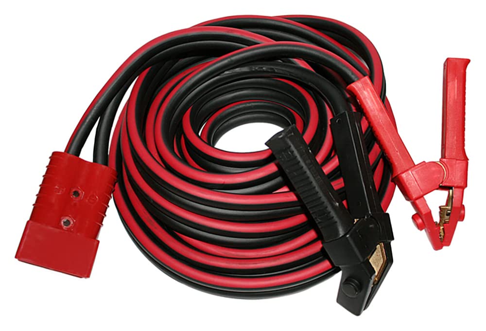 Booster Cable Set Bulldog Winch 20335- 25 Ft 1/0 Gauge W/Clamps and Plug