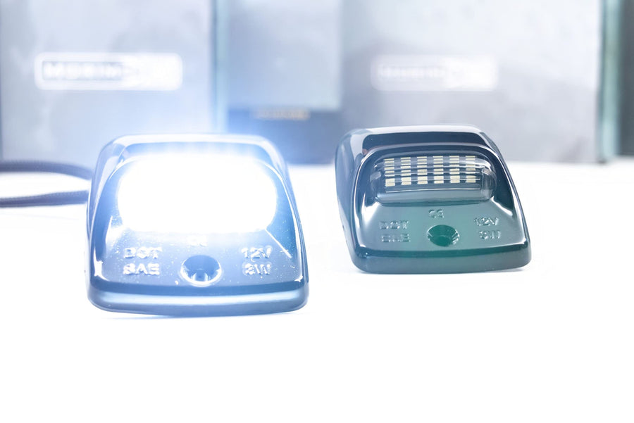 Morimoto XB LED License Plate Lights, Upgrade Black Housing, Fits Toyota Tacoma (05-15), Plug and Play Assembly, Easy Install, 5000k Pure White Light, Anti-UV Coating (1x LF7726)
