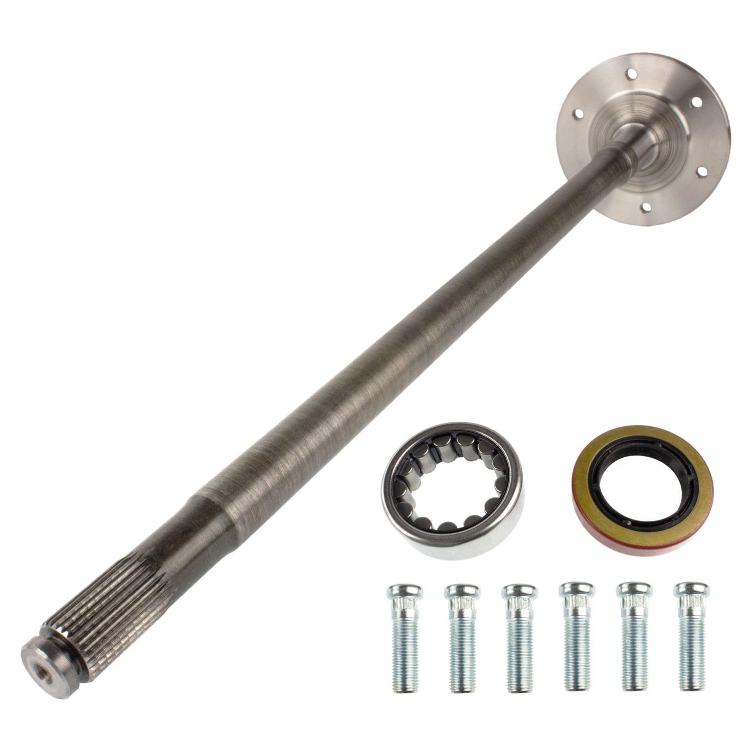 MG27104 TEN Factory Bolt Pattern Spline Drive Axle Shaft Assembly for GM 8.5, 28 Spline Details Left and Right - Fits Chevrolet/GMC K10, K1500, V10, Replaces 14039547, 92-25184, AXG14039547, PA5384