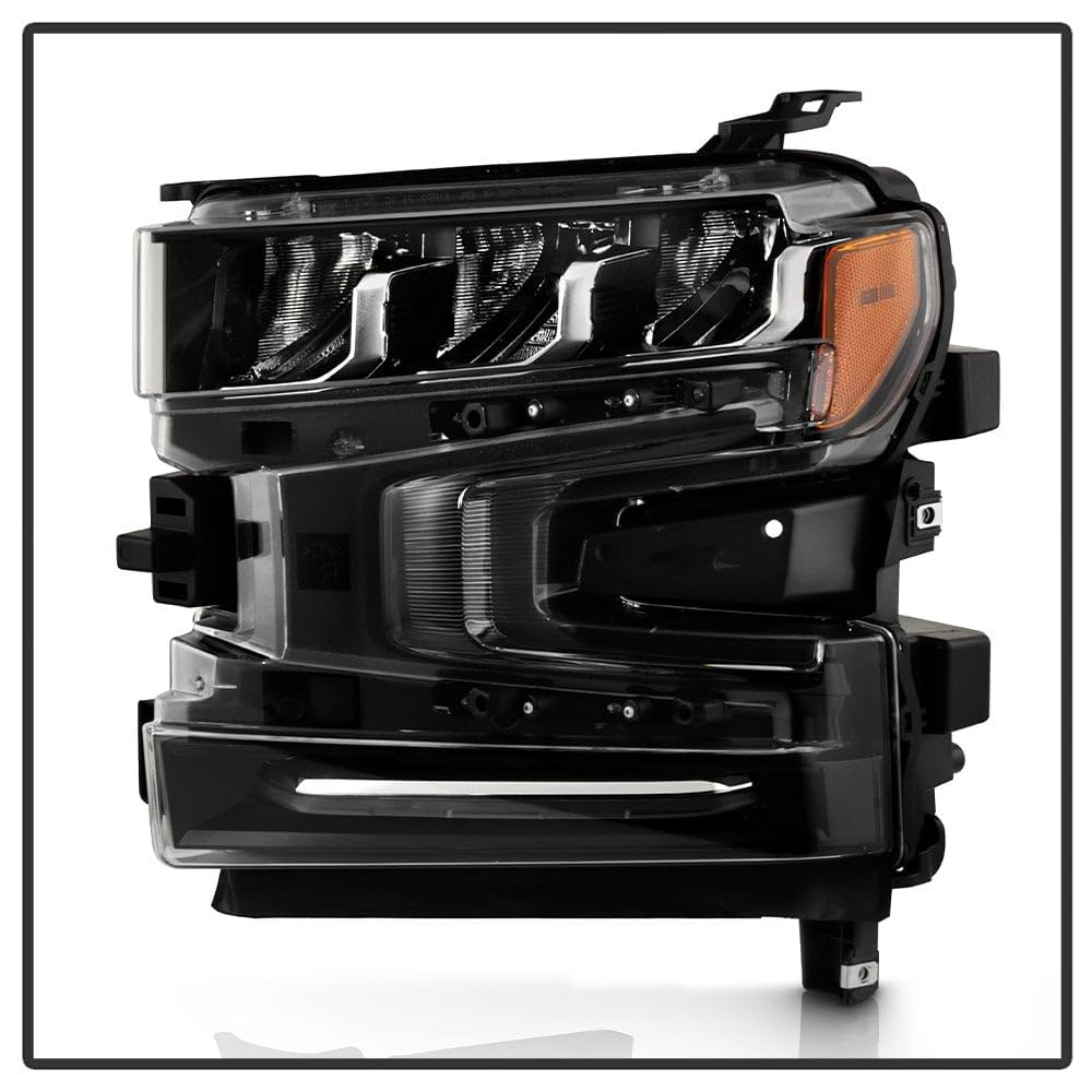 Chevy Silverado 1500 19-23 Spyder (POE) Full LED w/LED Signal Headlight (w/LED Ballast) - OE Left