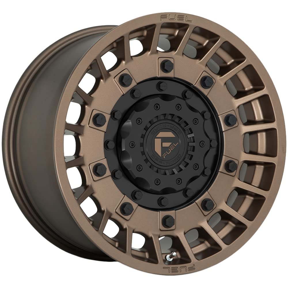 D725 MILITIA FUEL OFF-ROAD 20X10, 5X4.5/5.0, 4.79, -18mm MATTE BRONZE & BLACK - D72520002647