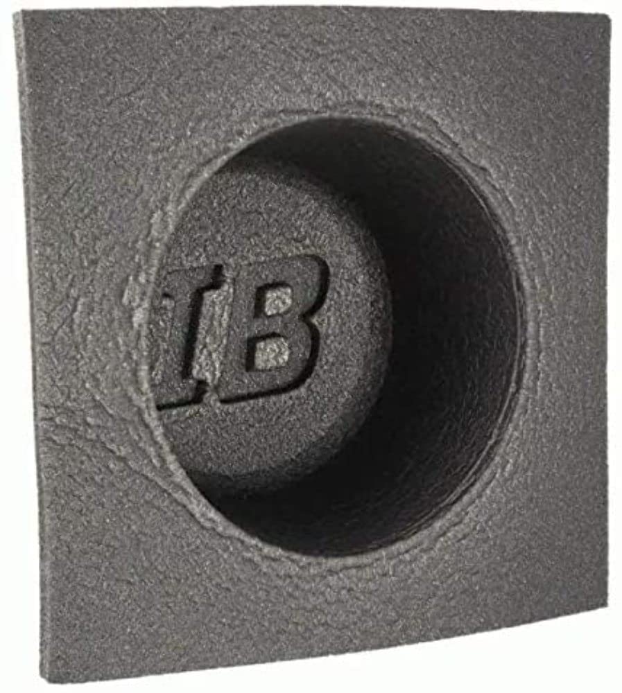 Acoustic Speaker Baffles InstallBay - 6 Inch Shallow Round Lg Frame -Pair (IBBAF62)