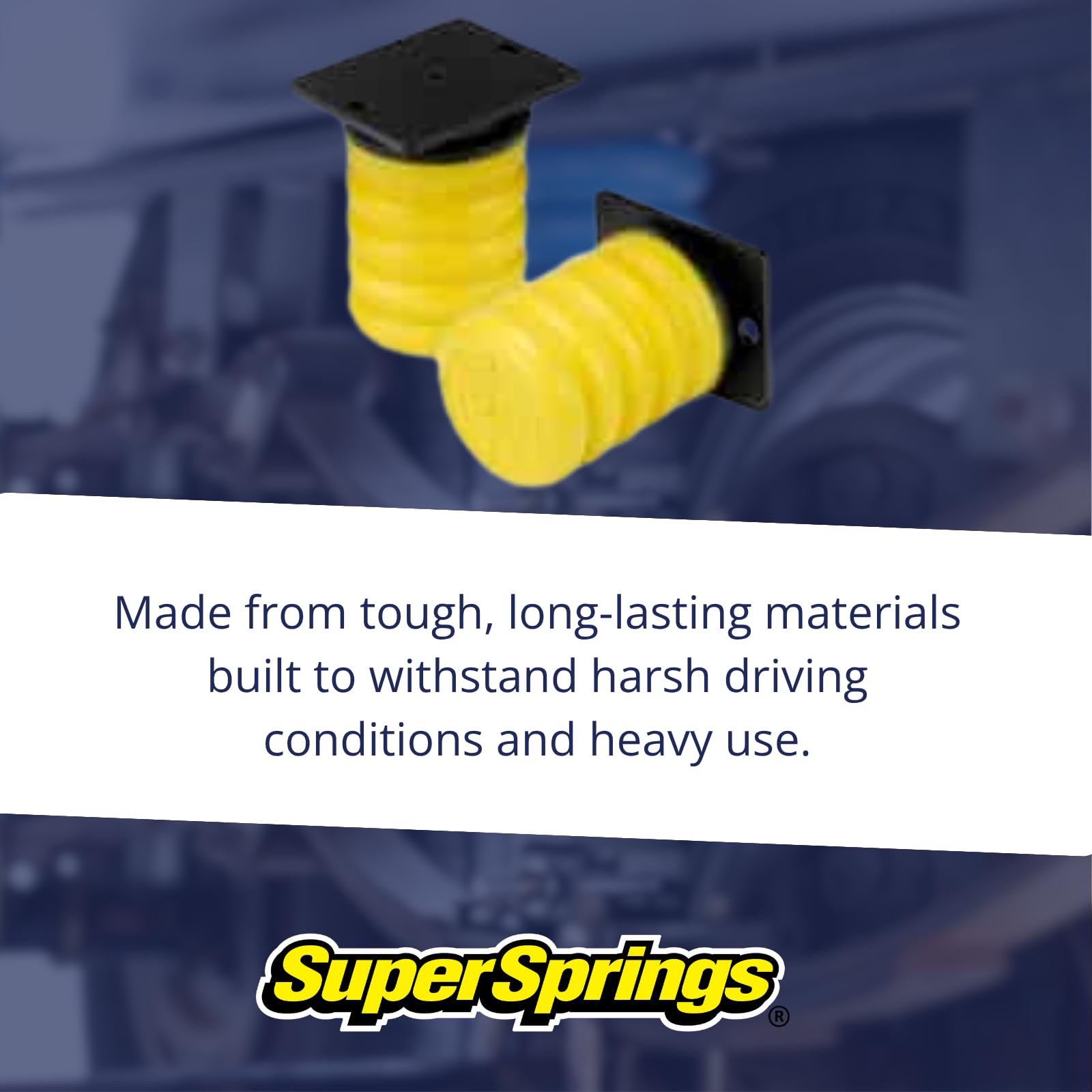 SSR-302-54 SuperSprings | Rear SumoSprings for Dodge RAM 2500|3500, Dodge RAM 4500|5500, Yellow