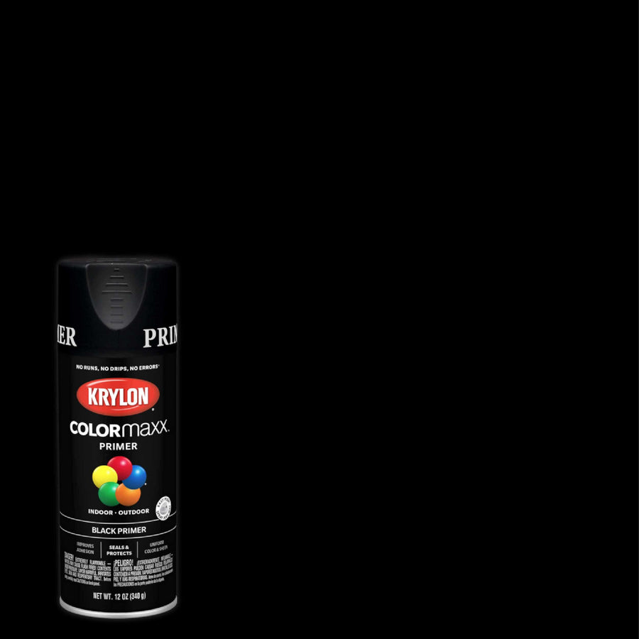 Colormaxx Krylon Aerosol Paint, 12 Ounce (Pack of 1), Black