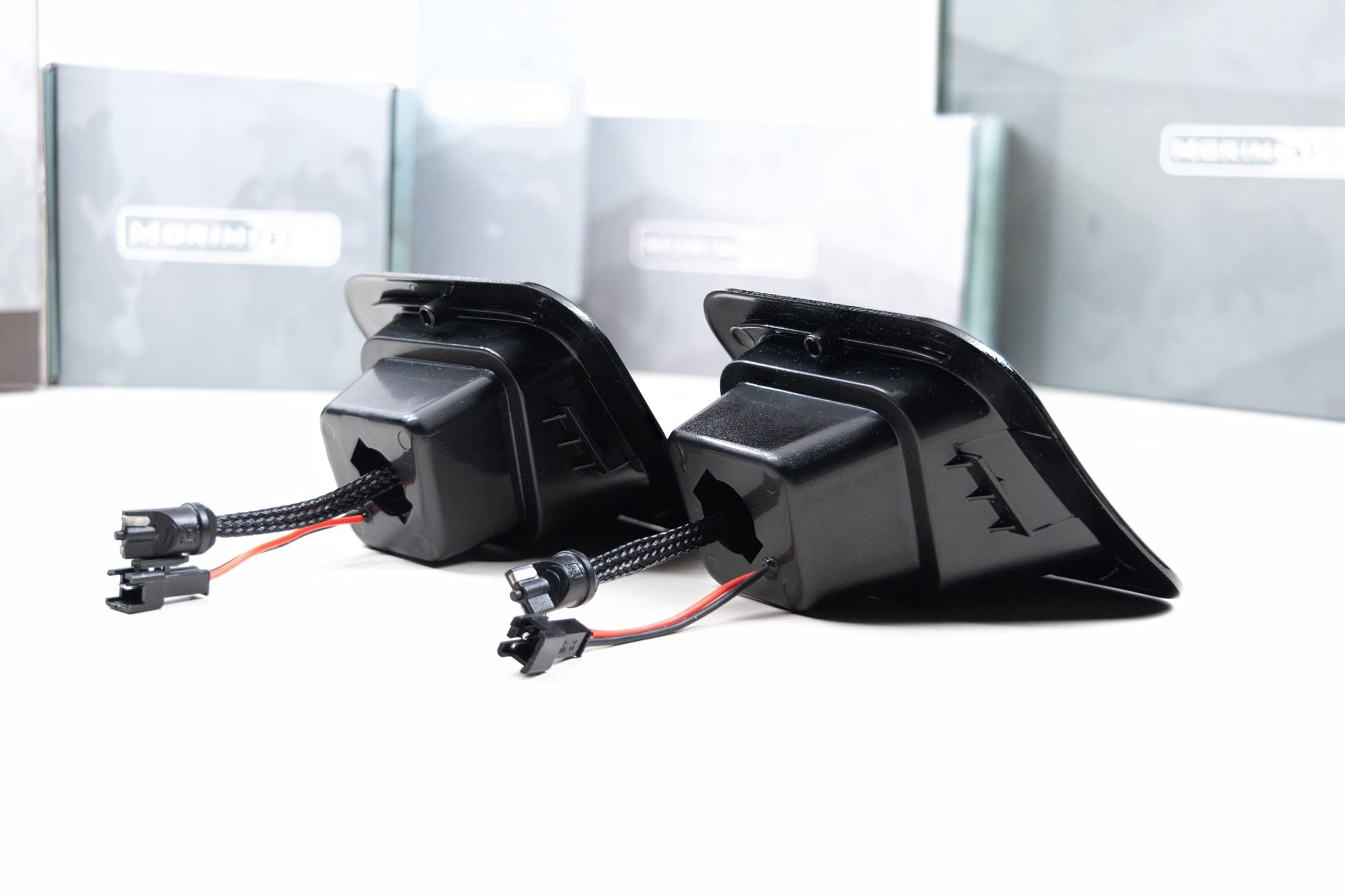 Morimoto XB LED License Plate Lights, Upgrade Black Housing, Fits Dodge Ram (03-18), Universal Plug and Play Assembly, Easy Install, 5000k Pure White Light, Anti-UV Coating (1x LF73801)