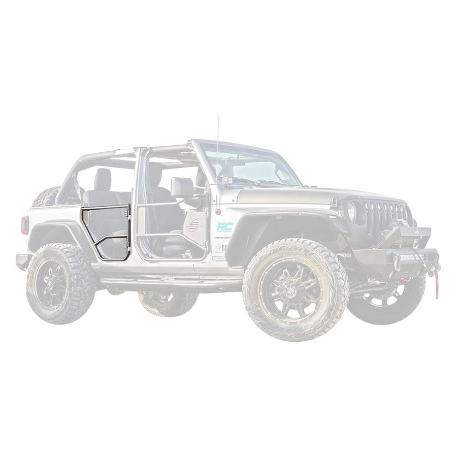 Fine Textured Black SteelCraft 92230 Rear Tubular Doors