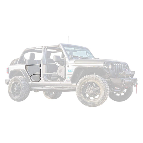 Fine Textured Black SteelCraft 92230 Rear Tubular Doors
