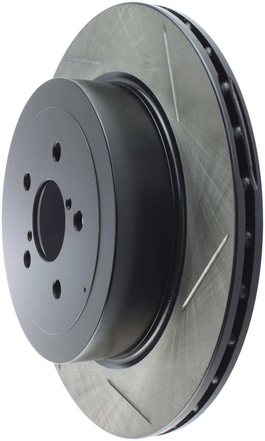 StopTech 04 STi Rear Left Slotted Rotor Power Slot