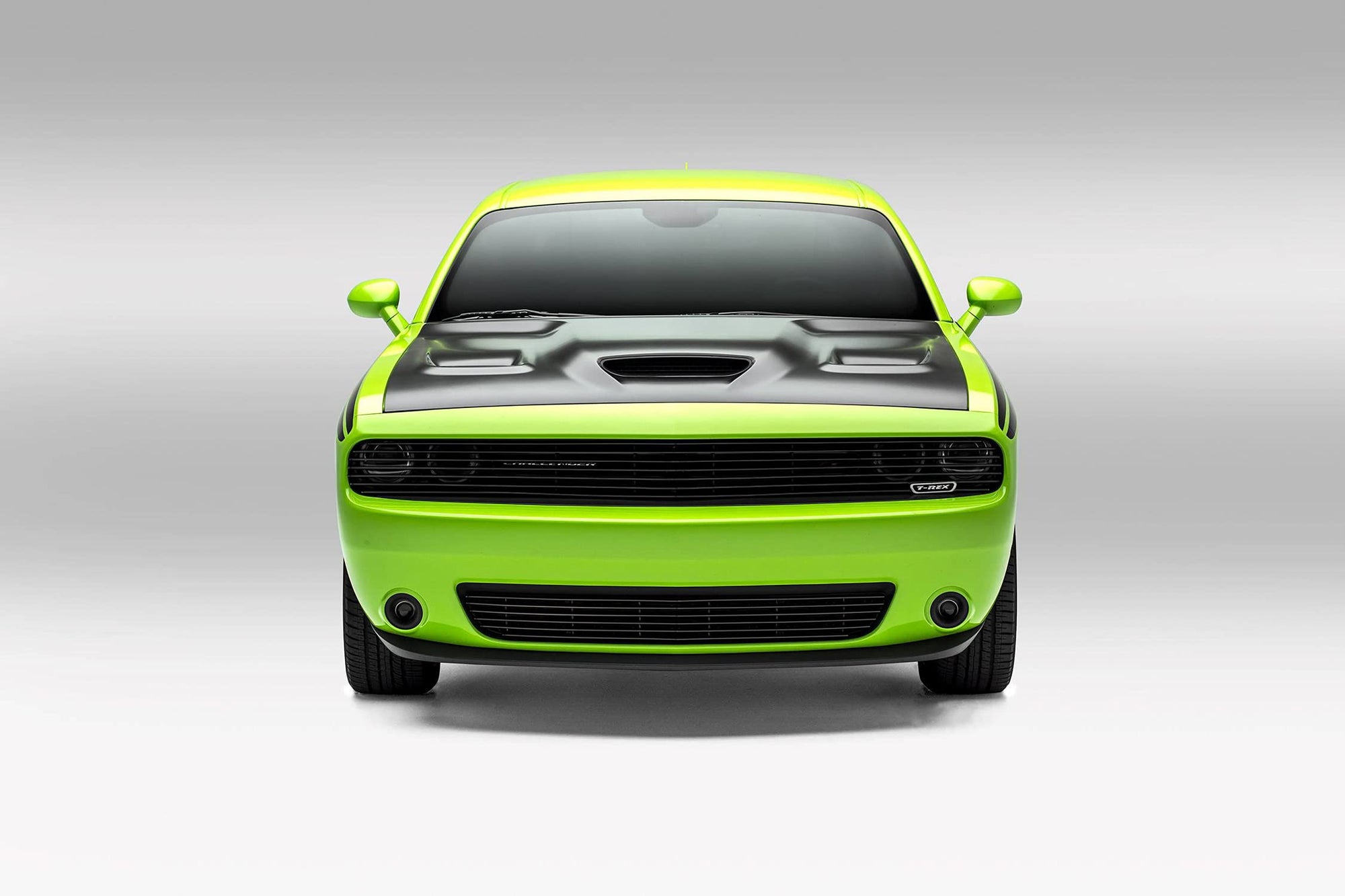 2015-2022 Challenger T-Rex Grilles Laser Billet Phantom Grille, Black, 1 Pc, Overlay - PN #6214191
